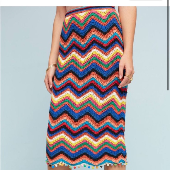 Farm Rio crochet skirt